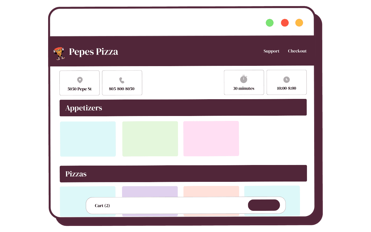 Online Ordering illustration